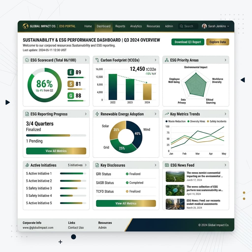 EcoSphere Corporate Portal